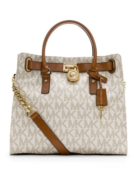 michael kors hamilton vanilla handbag|Michael Kors Hamilton bag outlet.